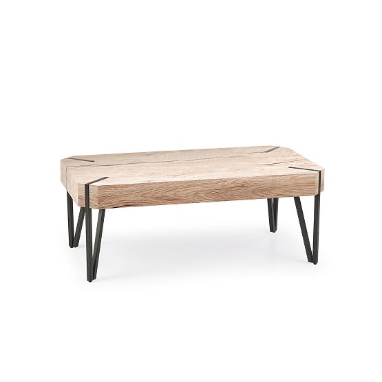 EMILY coffee table oak san remo / black (1p=1pc)