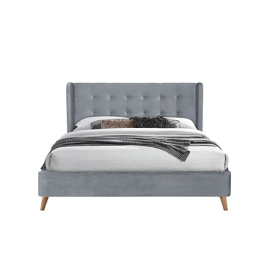 ESTELLA 160 cm Bed Grey (4p=1pc)