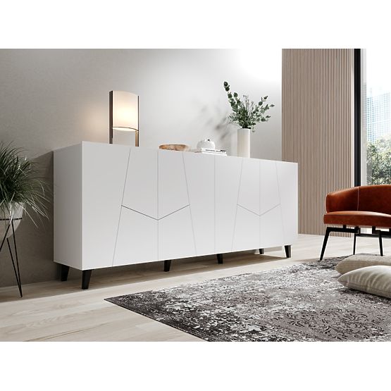 ETNA DRESSER white matte/white matte