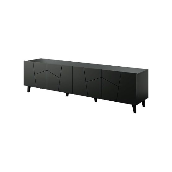 ETNA TV Cabinet Black Matte/Black Matte