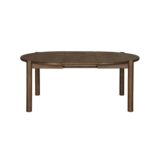 Extendable Dining Table Bruna, 137-187 cm, Oval, Mocha Oak