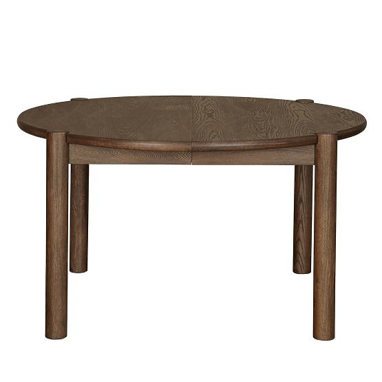 Extendable Dining Table Bruna, 137-187 cm, Oval, Mocha Oak