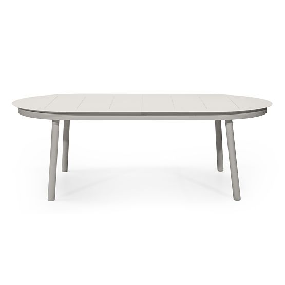 Extendable Garden Table Marinelli 230-300 cm, Aluminum, Light Beige