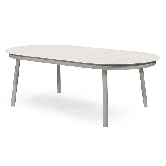 Extendable Garden Table Marinelli 230-300 cm, Aluminum, Light Beige