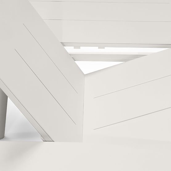 Extendable Garden Table Marinelli 230-300 cm, Aluminum, Light Beige