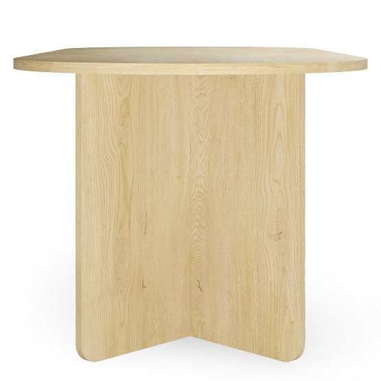 Extendable Oval Table Lou 140-200 cm, Oak Cremona Torro