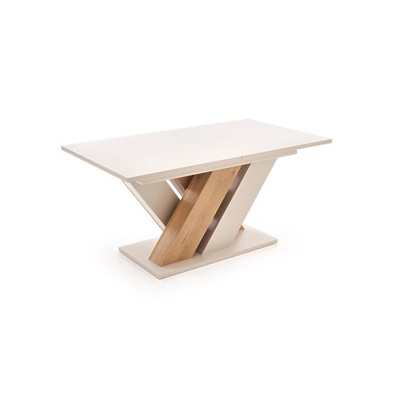Extendable Table BRANDON 160-200/90 cm Cashmere/Cremona Oak (2p=1pc)
