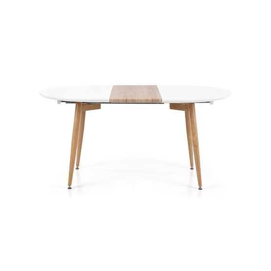 Extendable Table EDWARD White / San Remo Oak (2p=1pc)