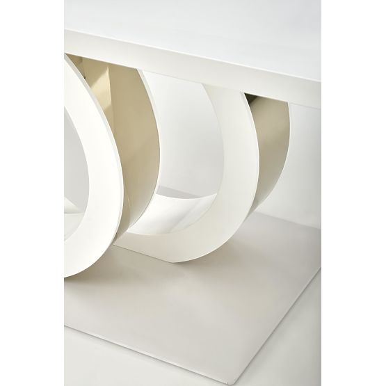 Extendable Table GALARDO, White/Gold (3p=1pc)