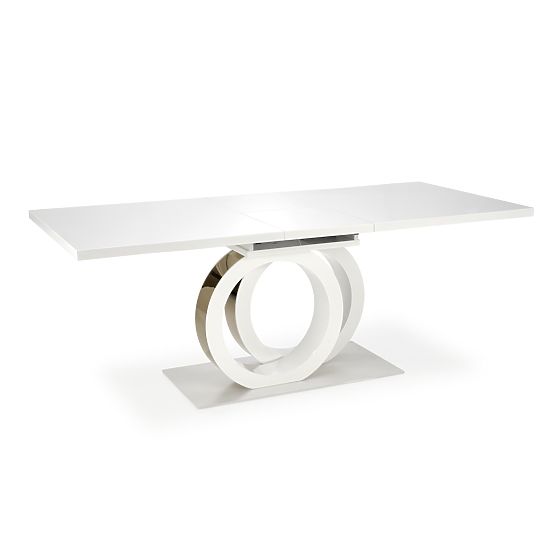 Extendable Table GALARDO, White/Gold (3p=1pc)