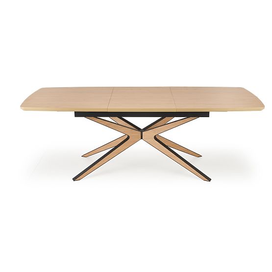 Extendable Table JAMES, Natural/Black (2p=1pc)