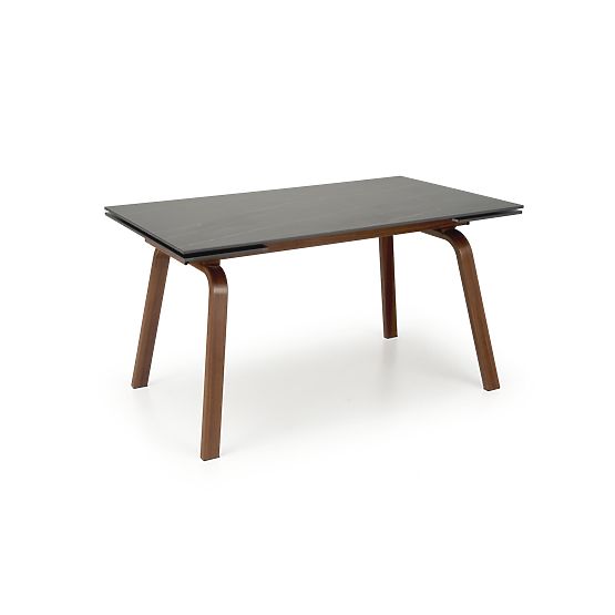 Extendable Table LOZANO, Black Marble / Walnut (2p=1pc)