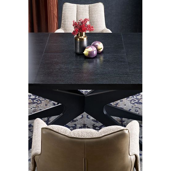 Extendable Table SANDRO, Black (2p=1pc)