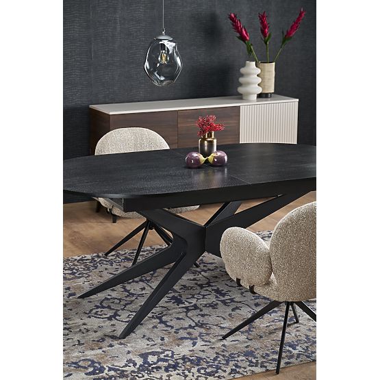Extendable Table SANDRO, Black (2p=1pc)