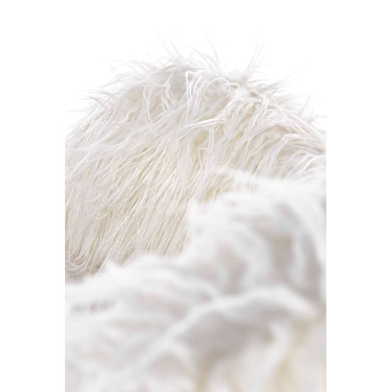 Faux fur rocking chair AUSTIN - cream