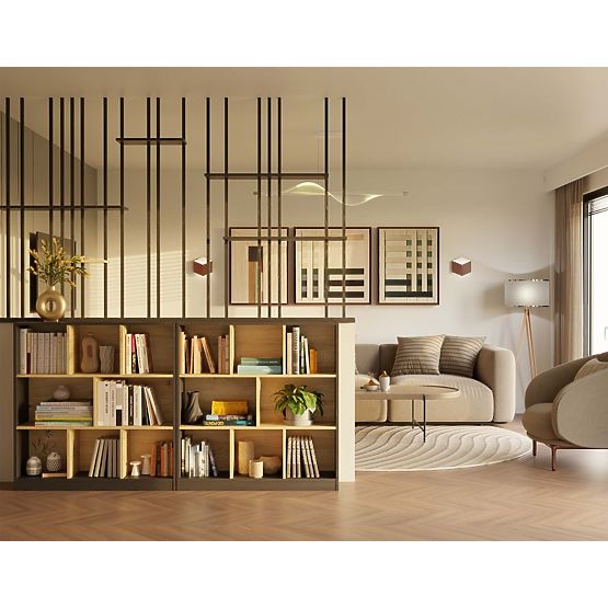 Fiesta 8P Shelf ANTHRACITE ARTISAN OAK