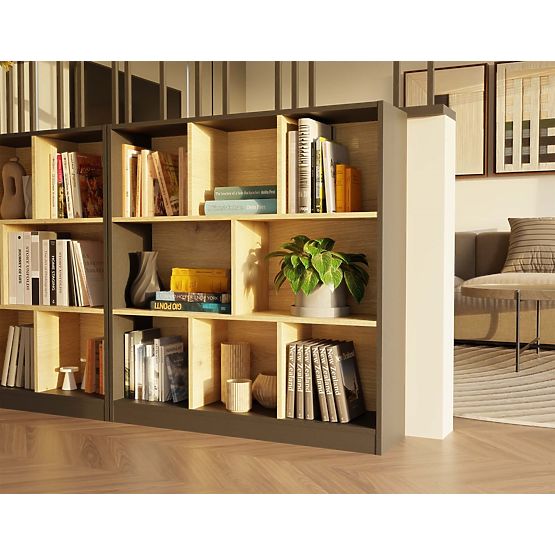 Fiesta 8P Shelf ANTHRACITE ARTISAN OAK