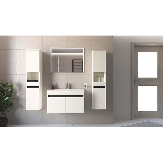 FIGARO Mirror 80 cm White (1p=1pc)