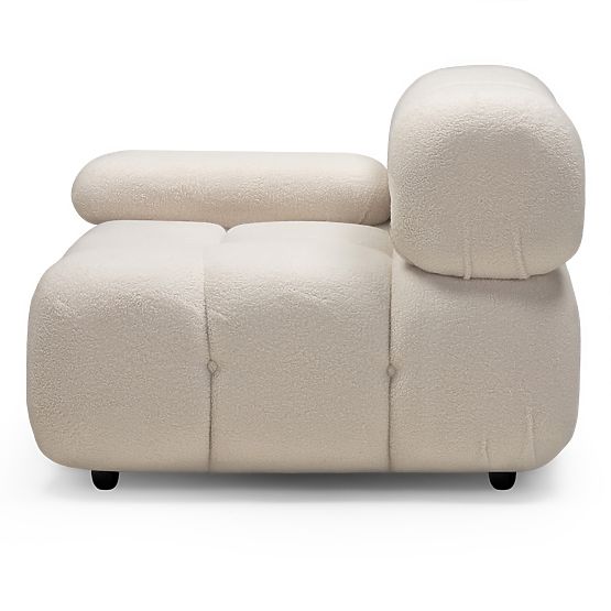 Fluf Big Left-Sided Module Light Beige, Boucle