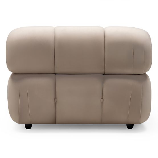 Fluf Big Left-Sided Module Light Beige, Velvet