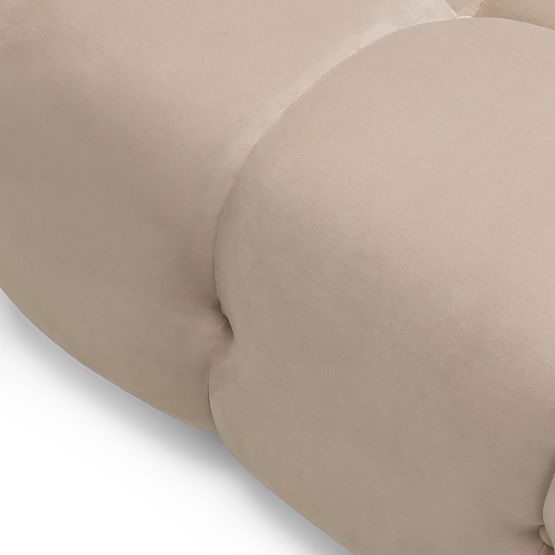 Fluf Big Left-Sided Module Light Beige, Velvet
