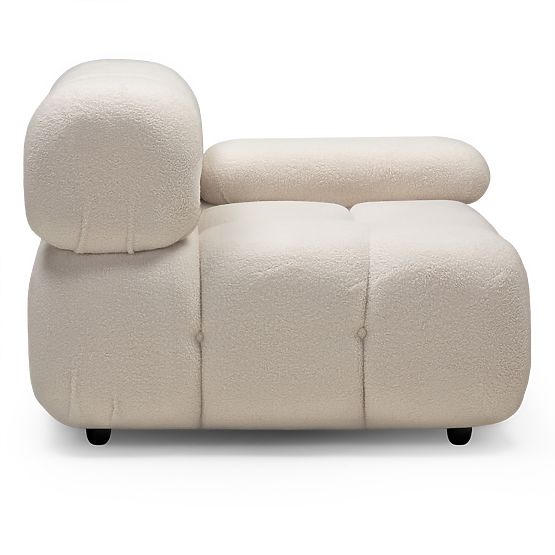 Fluf Big Right-Sided Module Light Beige, Boucle