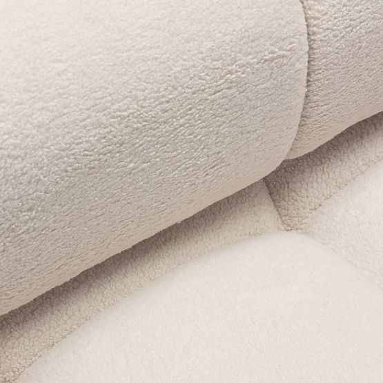 Fluf Big Right-Sided Module Light Beige, Boucle
