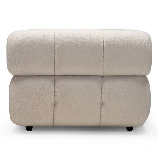 Fluf Big Right-Sided Module Light Beige, Boucle