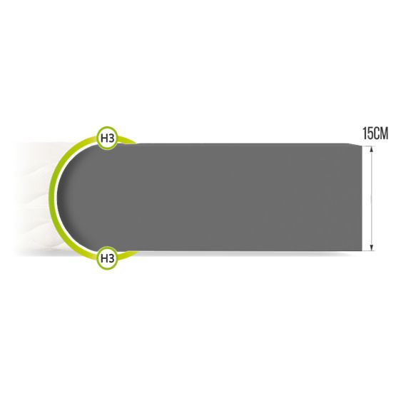 Foam mattress Bresso Max 180 x 200 cm