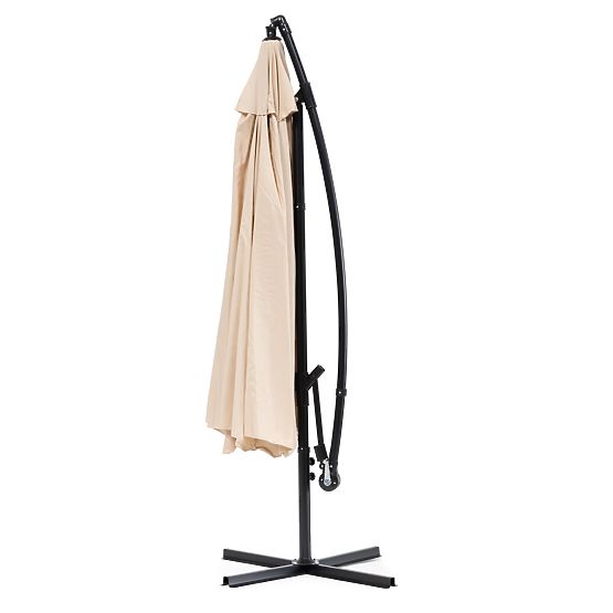 Folding parasol for the terrace - beige