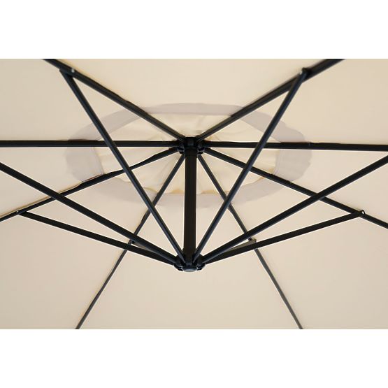 Folding parasol for the terrace - beige