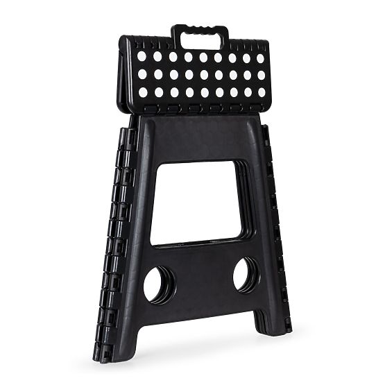 Folding Step Stool 1-Step Plastic 39 cm