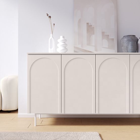 Four-Door Sideboard Helene, Cashmere