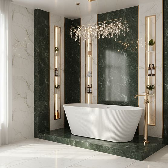 Freestanding Acrylic Bathtub OFELIA 170