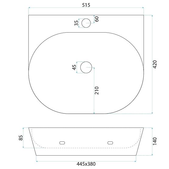 Furniture / Wall-Mounted Basin Rea Kim 52