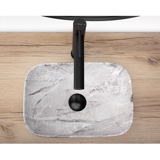 Furniture Washbasin Rea Belinda Mini Stone Matt
