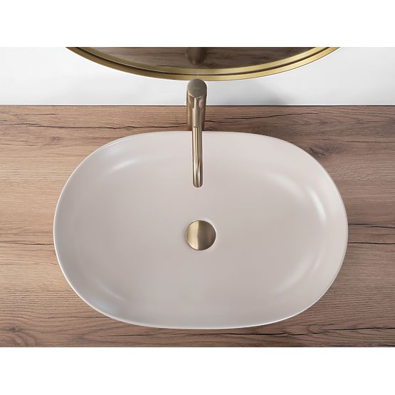 Furniture Washbasin Rea CLEO 61 BEIGE MATT
