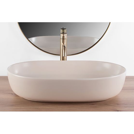 Furniture Washbasin Rea CLEO 61 BEIGE MATT