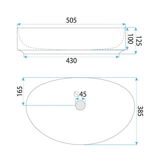 Furniture Washbasin Rea SABINA 50