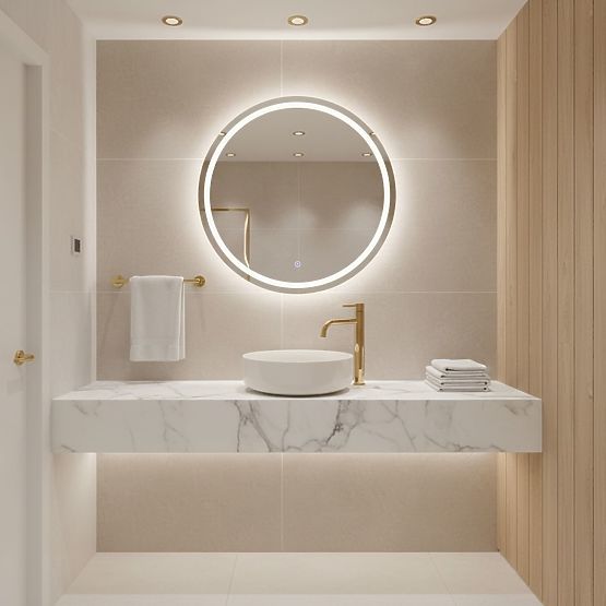 Furniture Washbasin Rea SAMI ECRU SHINY