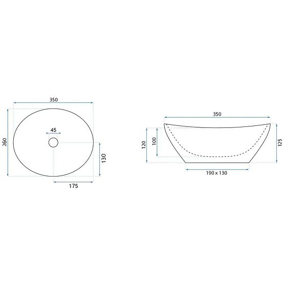 Furniture Washbasin Rea Sofia Mini Kashmir