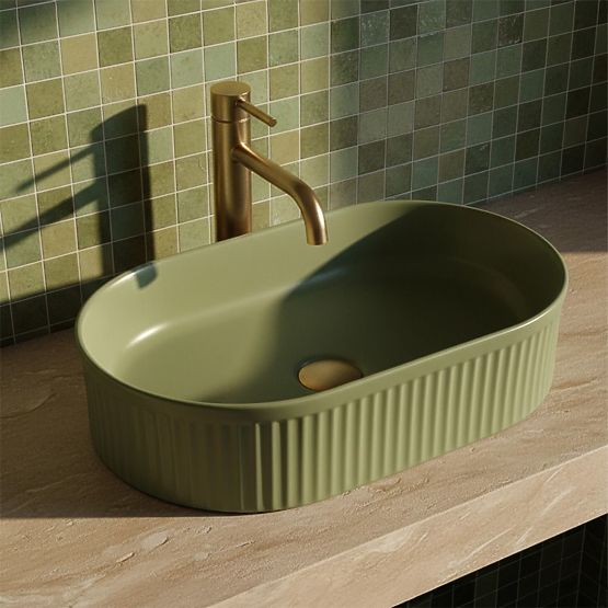 Furniture Washbasin Rea Vanda Pistachio Matt