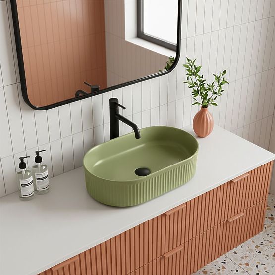 Furniture Washbasin Rea Vanda Pistachio Matt