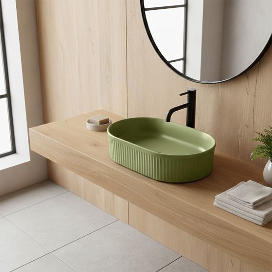 Furniture Washbasin Rea Vanda Pistachio Matt