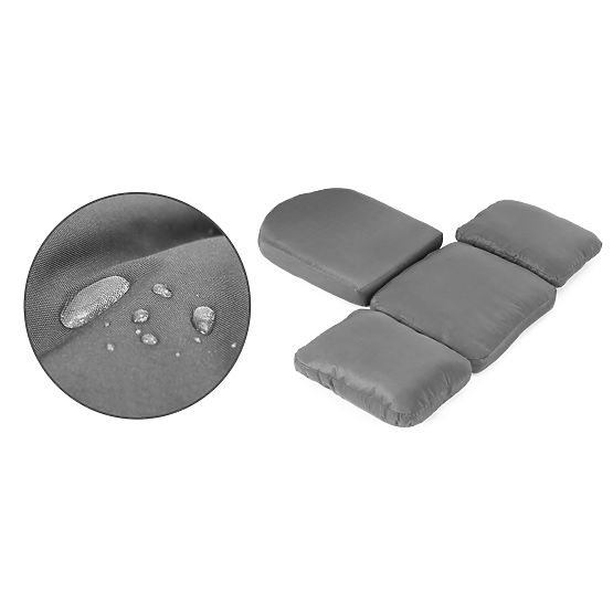 Garden Cocoon Chair with Folding Canopy Grey ModernHome