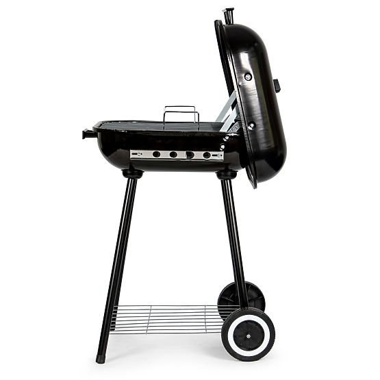 Garden Grill with Hinged Lid + Wheels