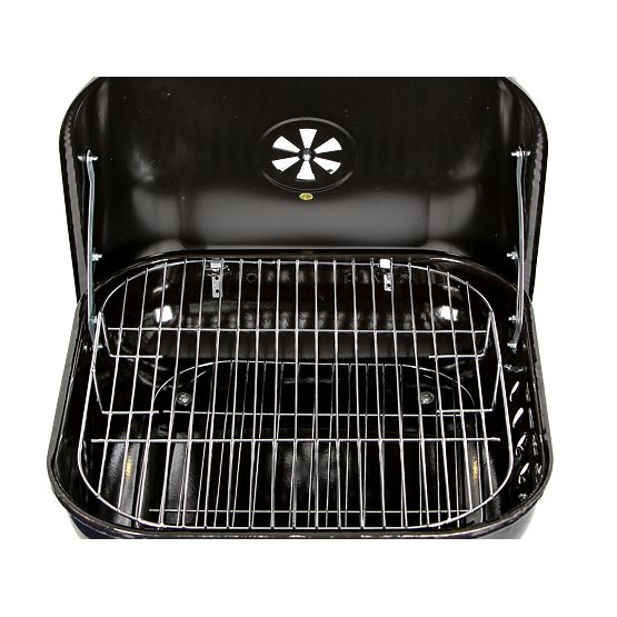 Garden Grill with Hinged Lid + Wheels