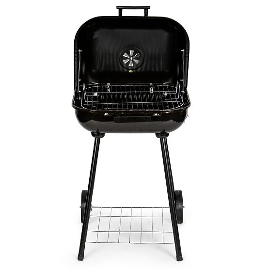 Garden Grill with Hinged Lid + Wheels