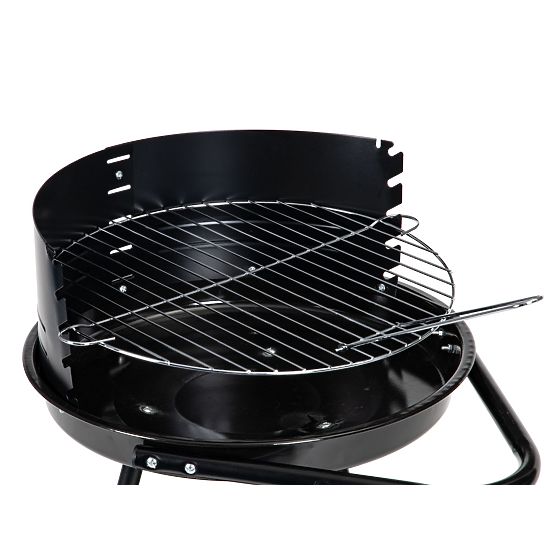 Garden Grill with Round Adjustable Height Grate