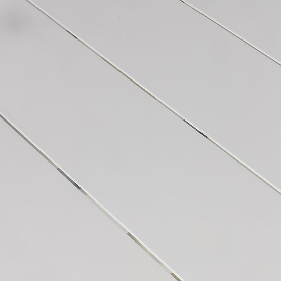 Garden Table Piretto 180 cm, Aluminum, White